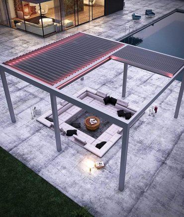 Bioklimatik Pergola Sistemleri ürünümüz - Baukent