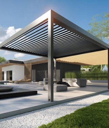 Bioklimatik Pergola Sistemleri ürünümüz - Baukent