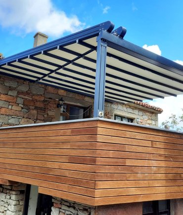 Pergola Tente Sistemleri ürünümüz - Baukent
